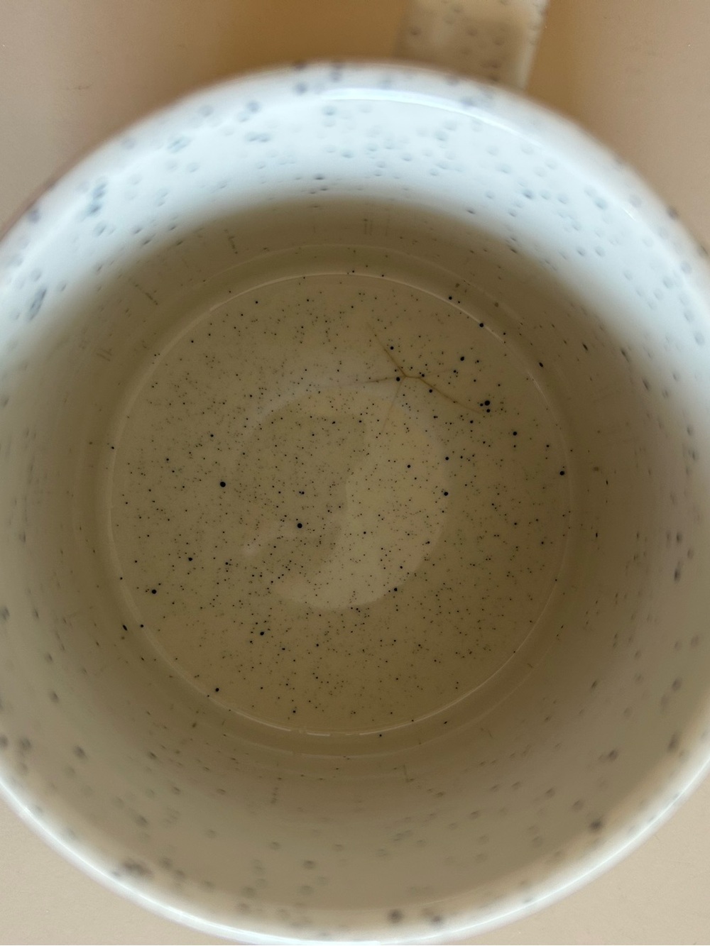 Anthropologie Stoneware Buoyant Letter Mug C Monogram Blue White Nautical - Picture 5 of 6